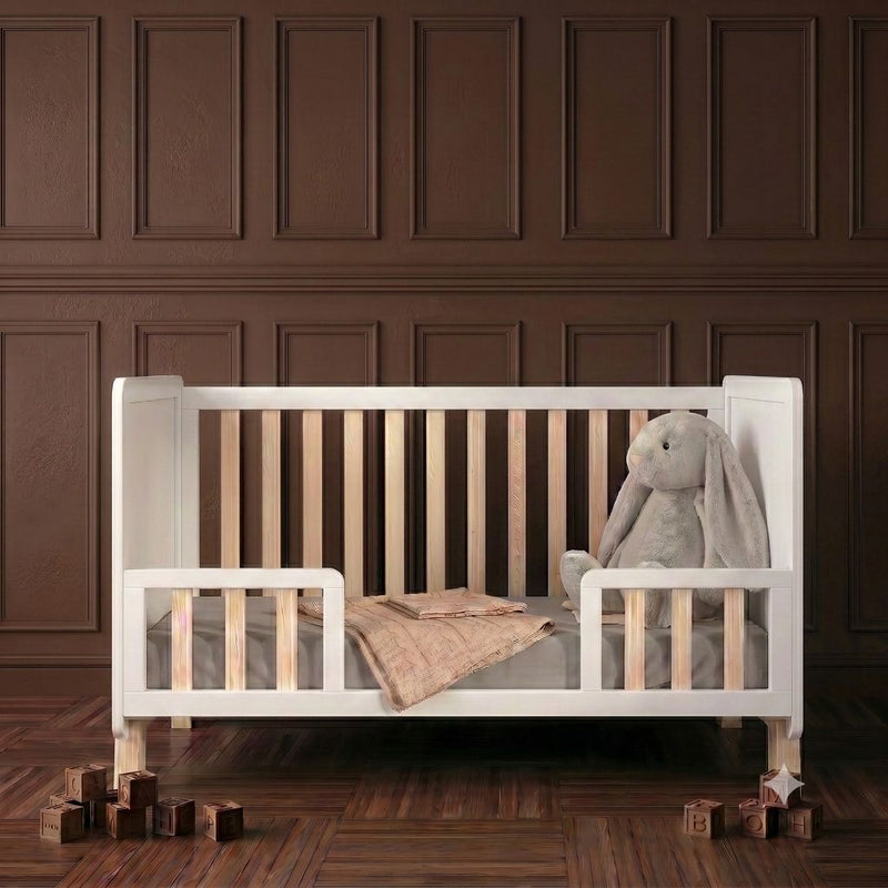FRANCIS Lit Bébé Évolutif 120 × 60 cm – Bois Massif & Sommier Réglable