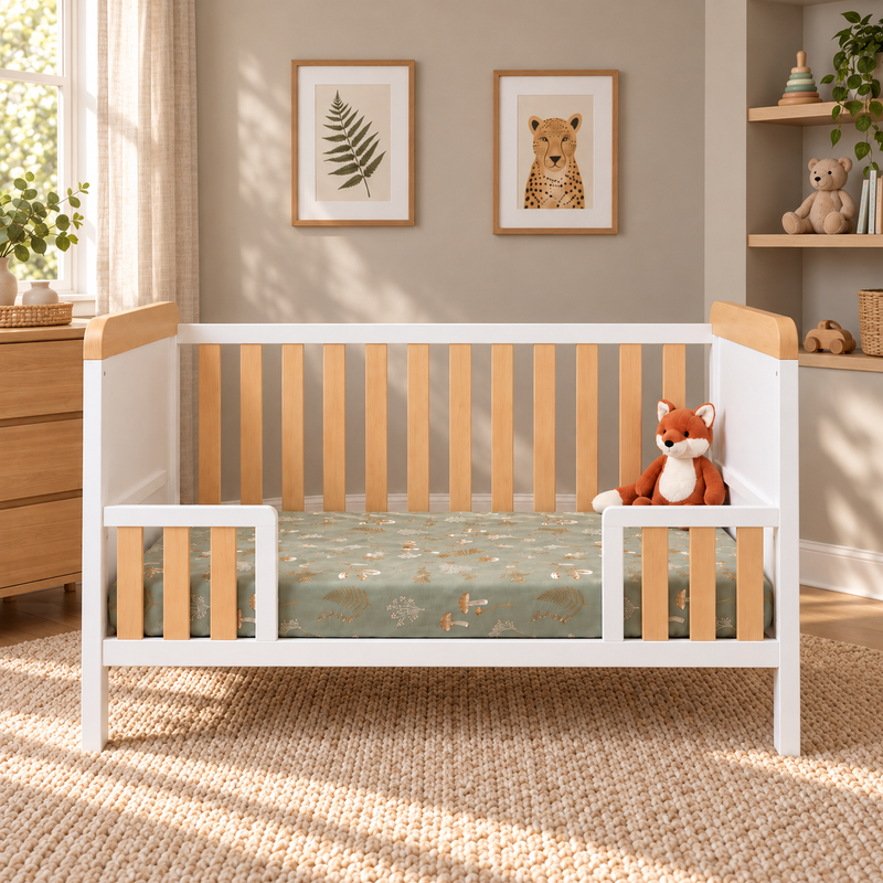 LUCAS Lit Bébé Évolutif 140x70cm
