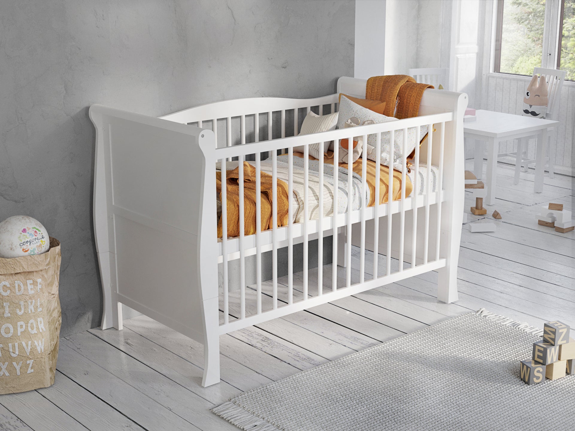 Lit bebe evolutive - Leo 120 x 60cm