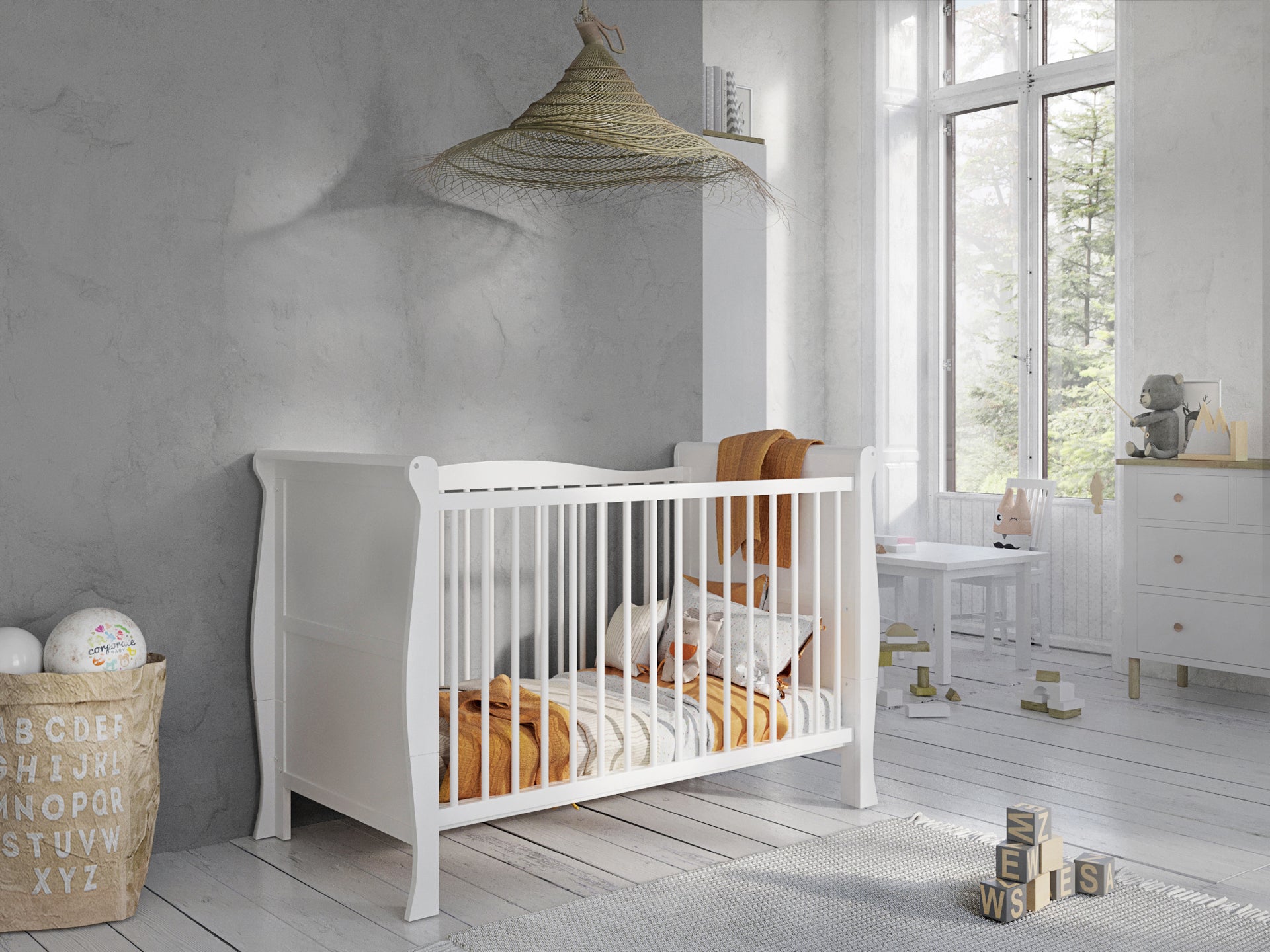 Lit bebe evolutive - Leo 120 x 60cm