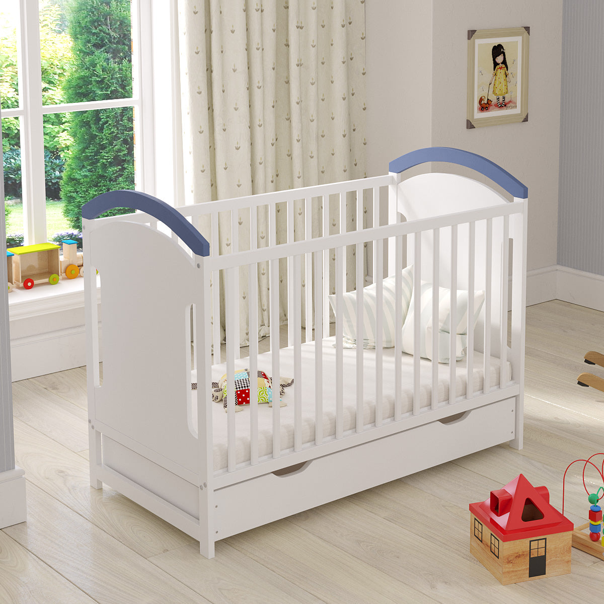 Lit bébé Love For Sleep Lit bébé AMIE 120x60cm avec tiroir