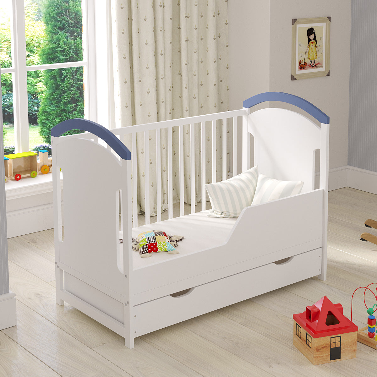 Lit bébé Love For Sleep Lit bébé AMIE 120x60cm avec tiroir