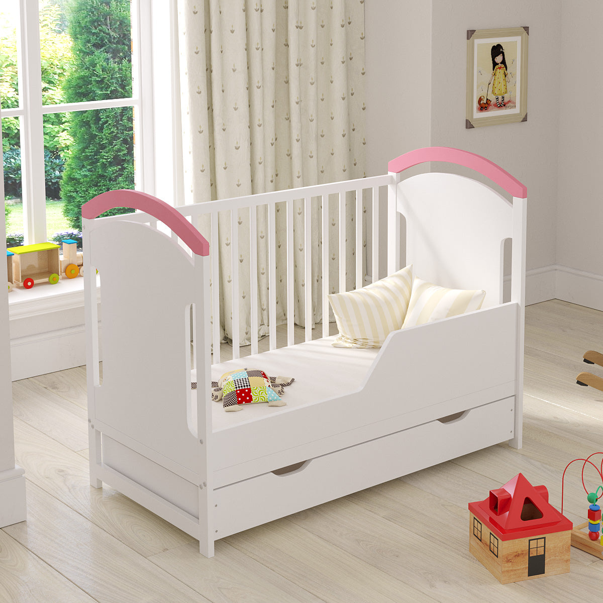 Lit bébé Love For Sleep Lit bébé AMIE 120x60cm avec tiroir