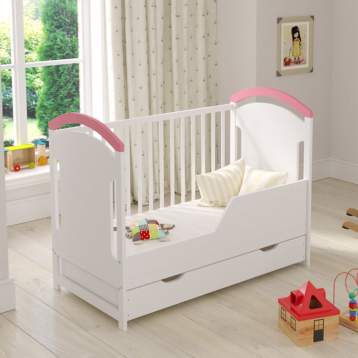 Love For Sleep baby Cot Bed AMIE Cot Bed 120x60cm with Drawer