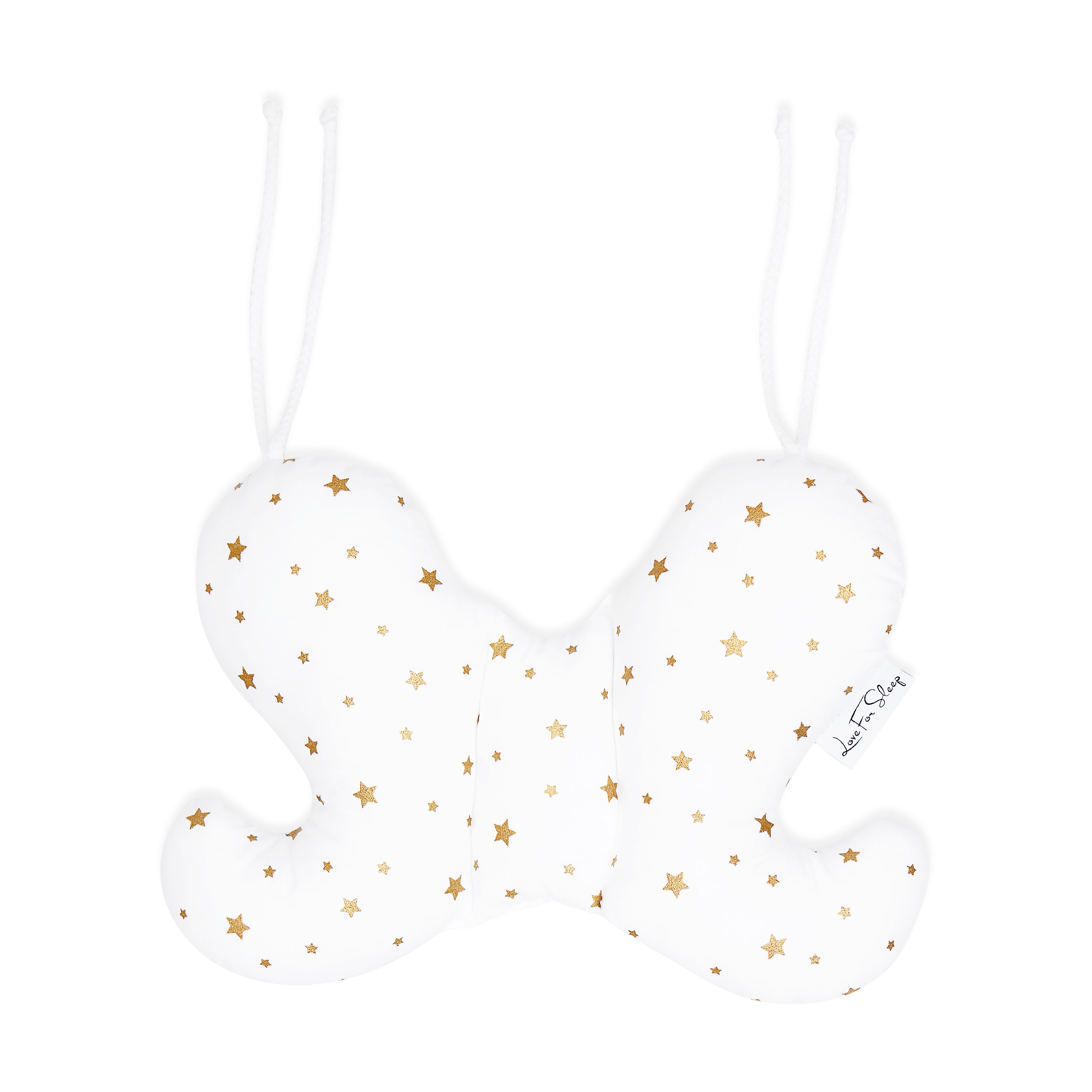 Love For Sleep baby AntiShake Oreiller Gold Stars Oreiller anti-secousses pour bébé – Oreiller de soutien de tête pour nouveau-nés