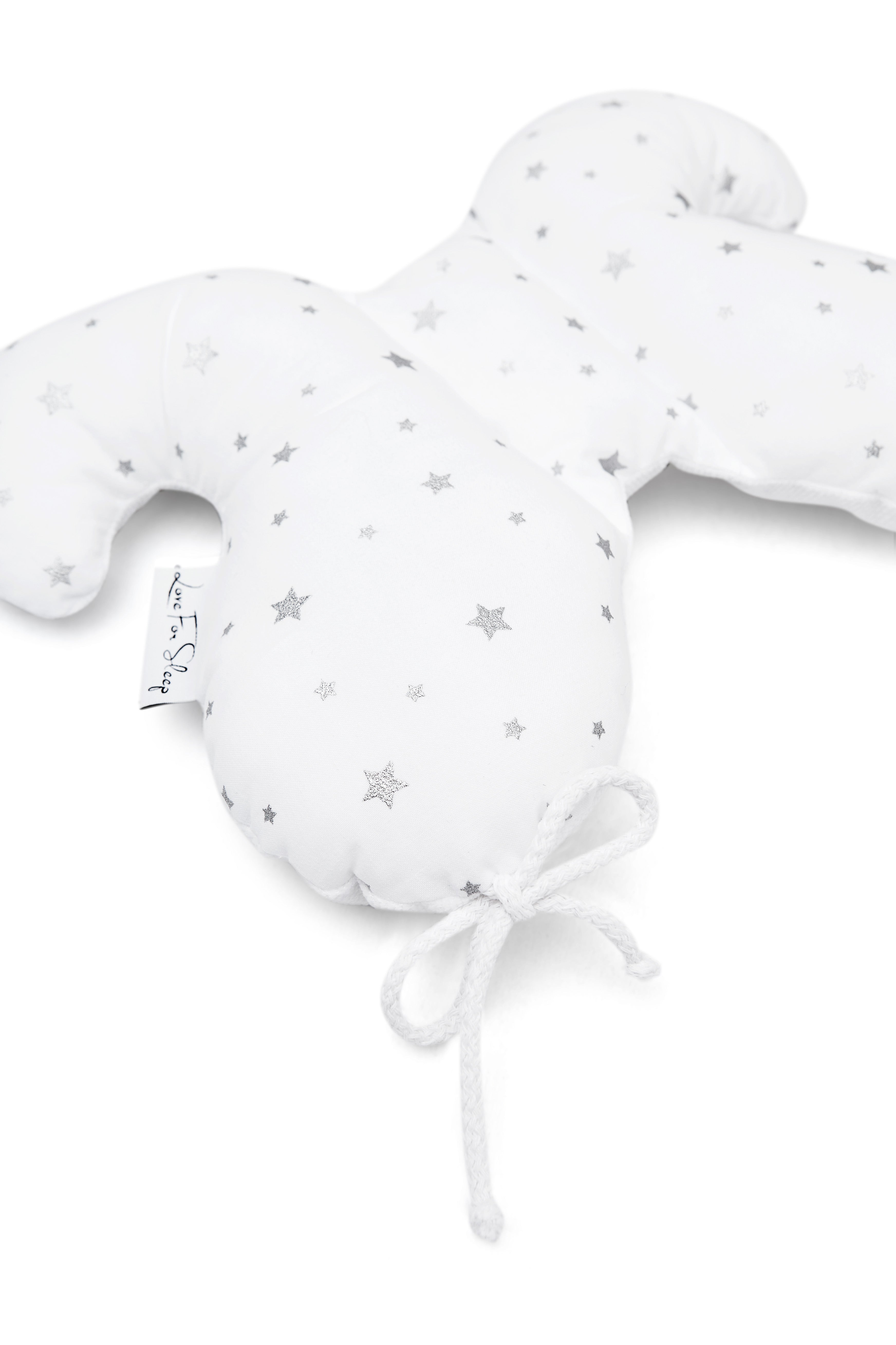Love For Sleep baby AntiShake Pillow Silver Stars Baby Anti-Shake Pillow – Head Support Pillow for Newborns