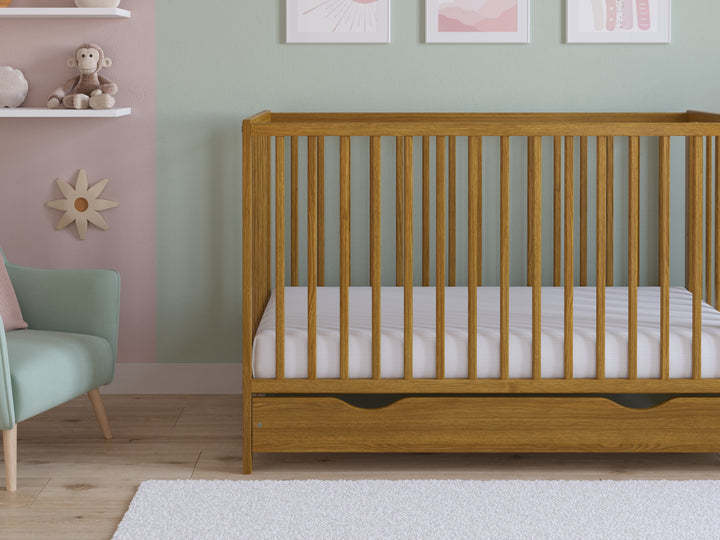 Love For Sleep baby Cot Bed ASHER Cot Bed 120x60cm with Drawer