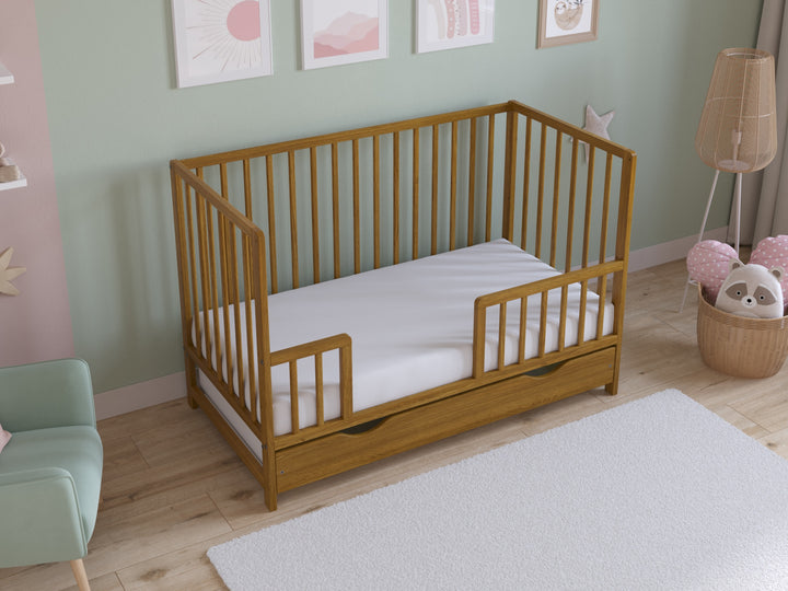 Love For Sleep baby Cot Bed ASHER Cot Bed 120x60cm with Drawer