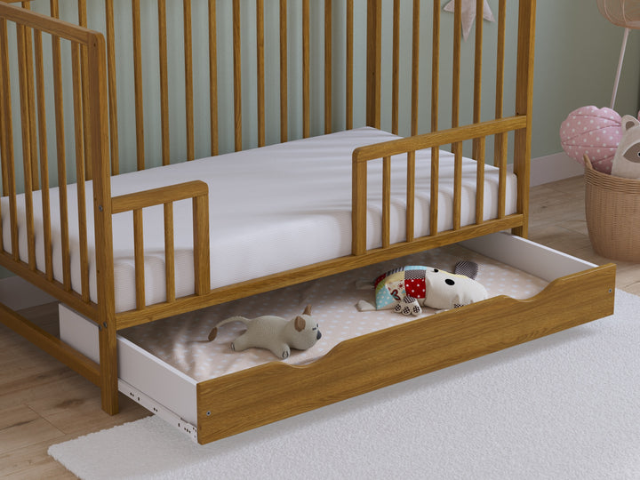 Love For Sleep baby Cot Bed ASHER Cot Bed 120x60cm with Drawer