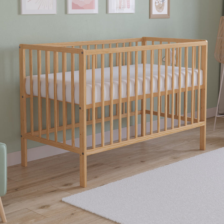 Love For Sleep baby Cot Bed Natural Pine ASHER Cot Bed 120x60cm