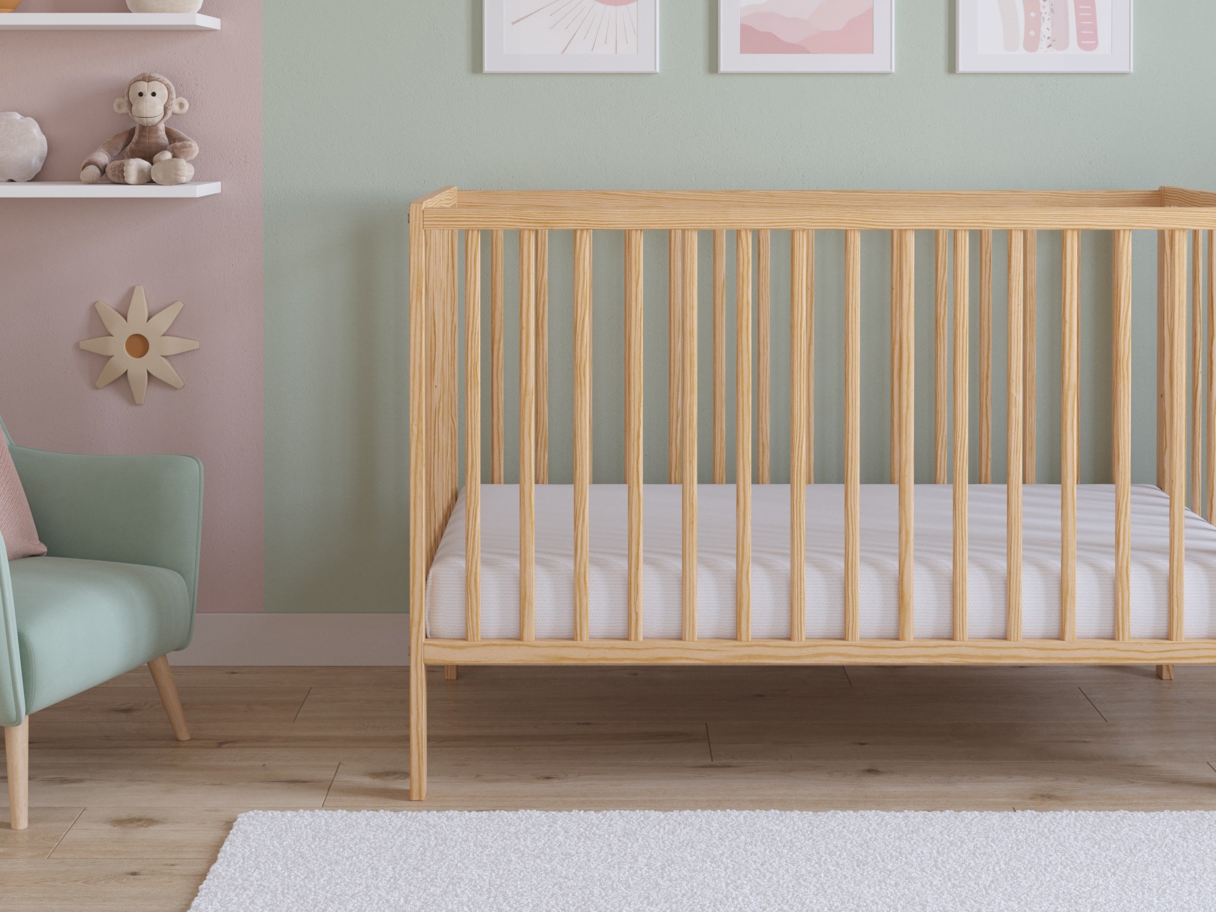 Love For Sleep baby Cot Bed ASHER Cot Bed 120x60cm