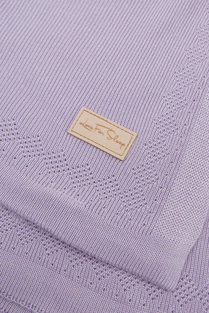 Love For Sleep baby Couverture pour bébé en bambou – Couverture tricotée ultra douce pour nouveau-né
