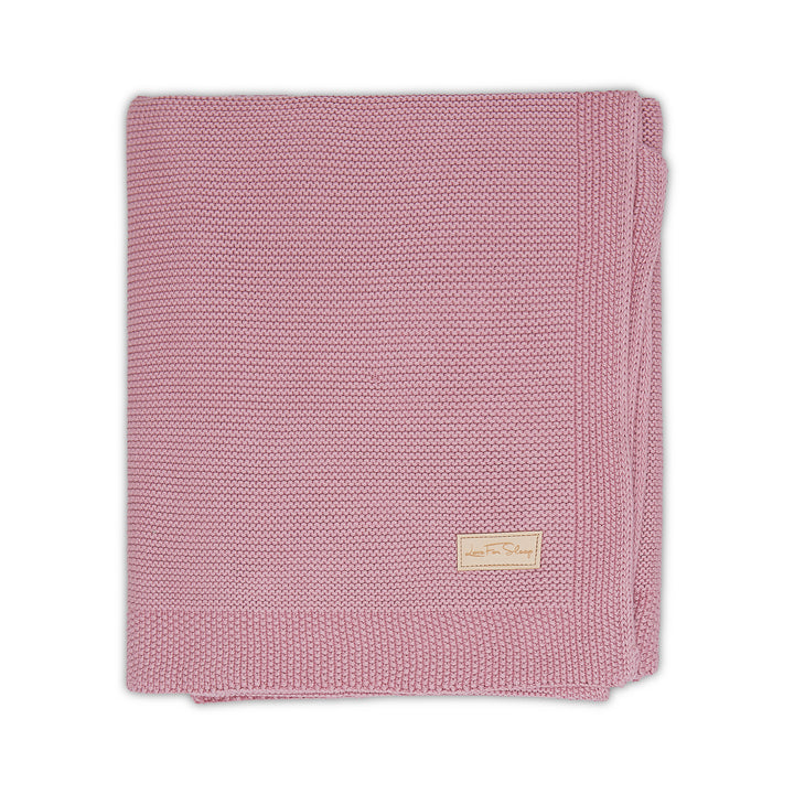 Love For Sleep baby Baby Blanket Dusty Pink Cotton Baby Blanket – Ultra Soft Knitted Blanket for Newborns