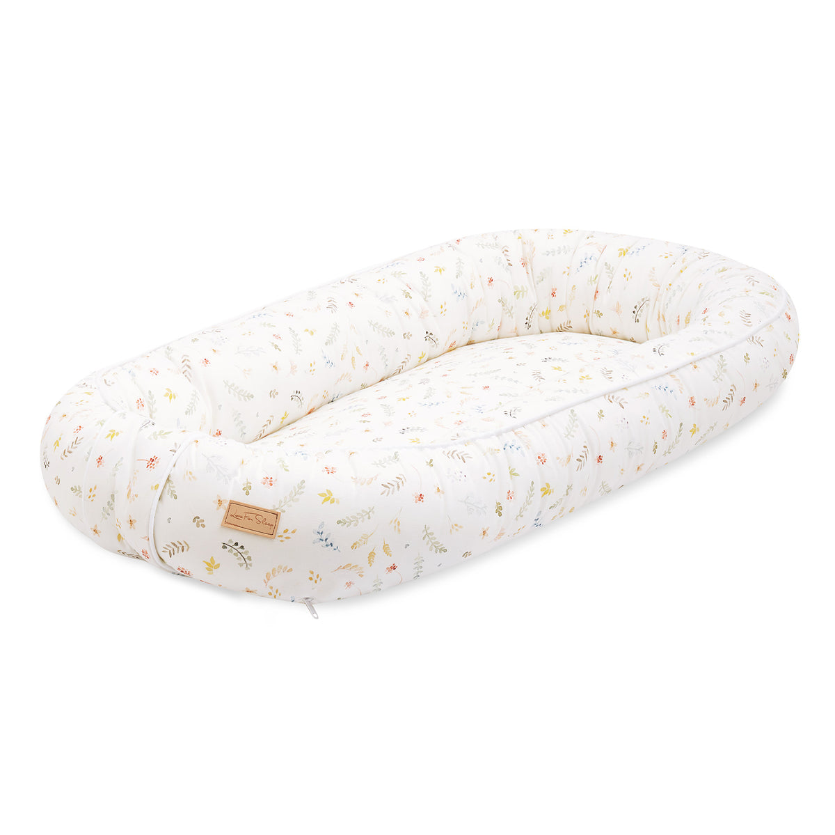 Love For Sleep baby Baby Nest Meadow Baby Nest – Soft Cotton Baby Pod & Newborn Lounger (Countryside)