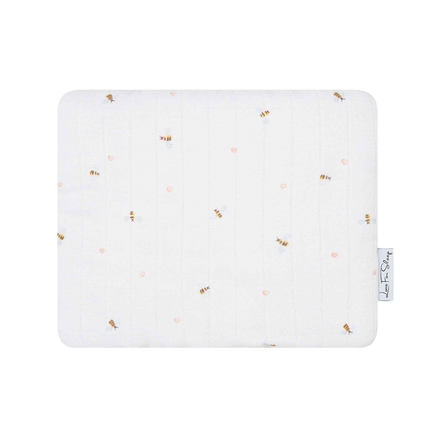 Love For Sleep baby Oreiller en bambou Abeilles Oreiller pour bébé en bambou – Oreiller doux et respirant pour nouveau-nés