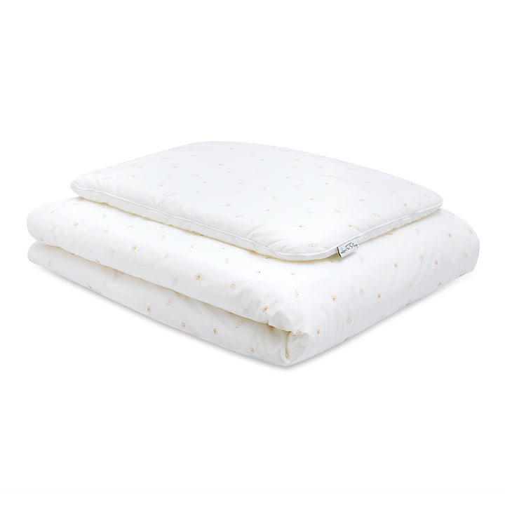 Love For Sleep baby Bedding Set Dandelions Cot Bedding Set with Pillow – 100% Cotton Baby Bedding with Filling (Countryside)