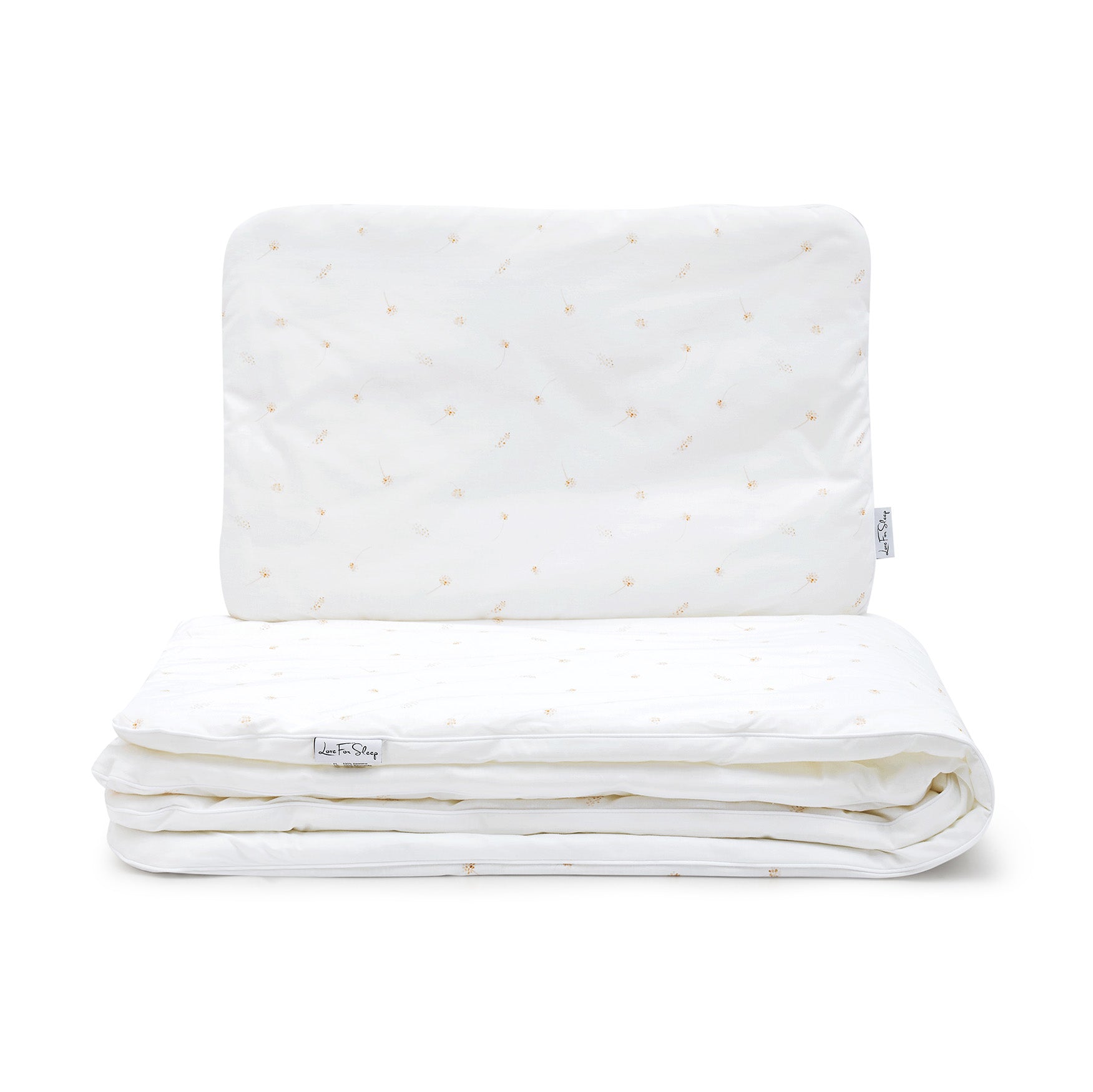 Love For Sleep baby Bedding Set Cot Bedding Set with Pillow – 100% Cotton Baby Bedding with Filling (Countryside)