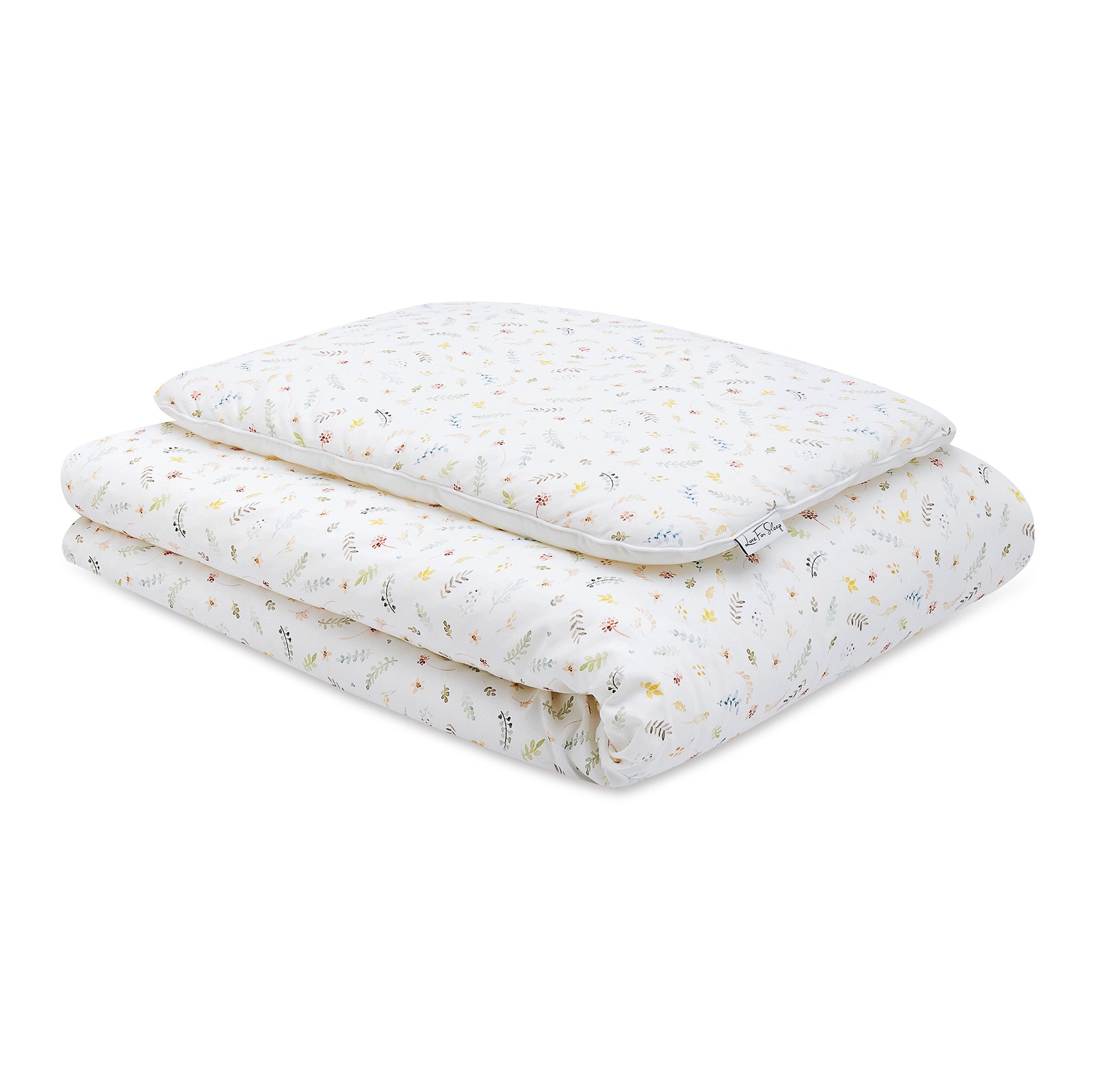 Love For Sleep Parure de lit pour bébé Meadow Parure de lit avec oreiller – 100 % coton avec rembourrage (campagne)