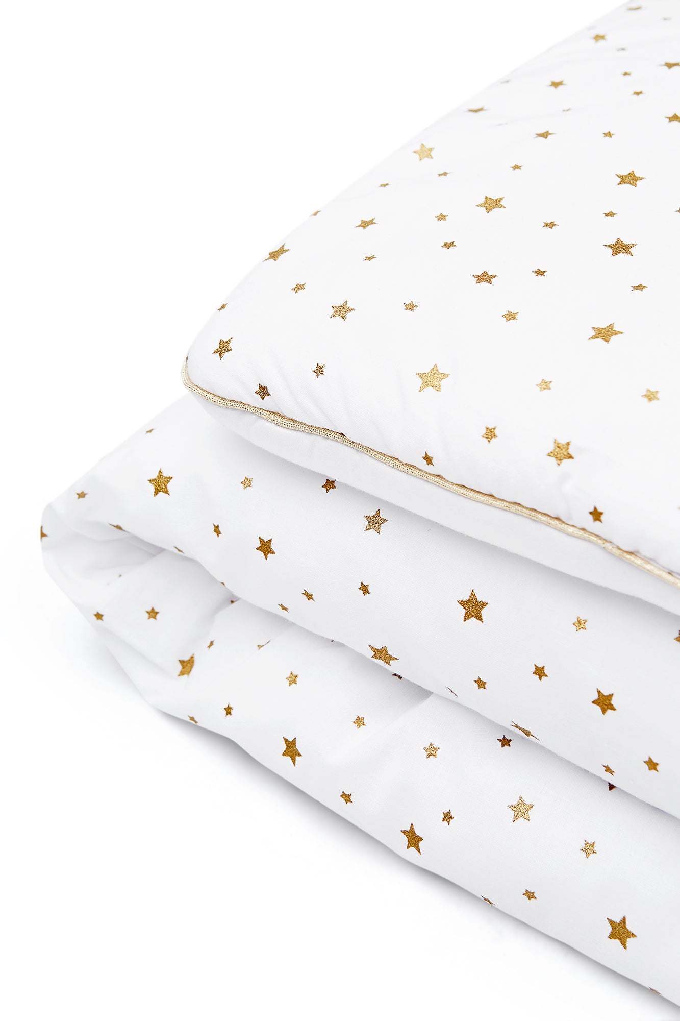 Love For Sleep Parure de lit pour bébé avec oreiller – 100 % coton avec rembourrage (étoiles)