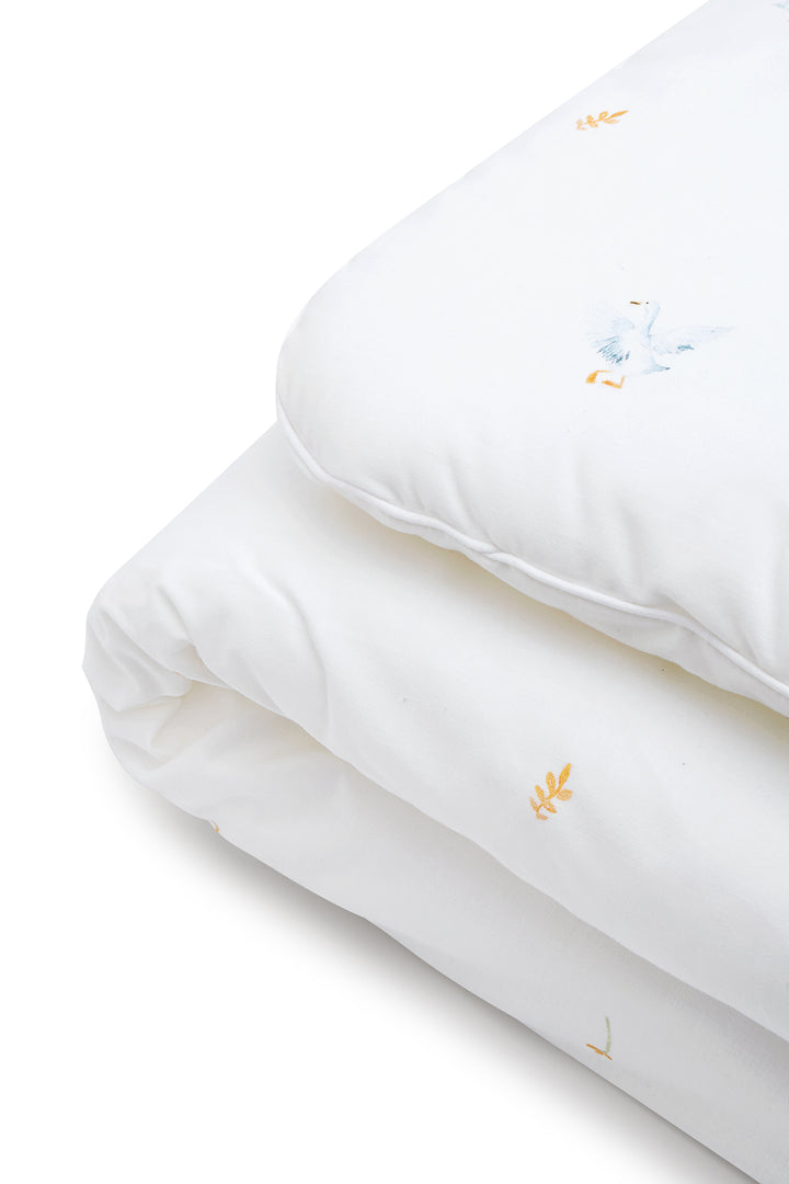 Love For Sleep baby Bedding Set Cot Bedding Set with Pillow – 100% Cotton Baby Bedding with Filling (Countryside)
