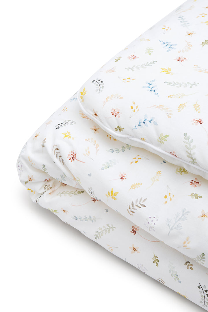 Love For Sleep Parure de lit pour bébé avec oreiller – 100 % coton avec rembourrage (campagne)