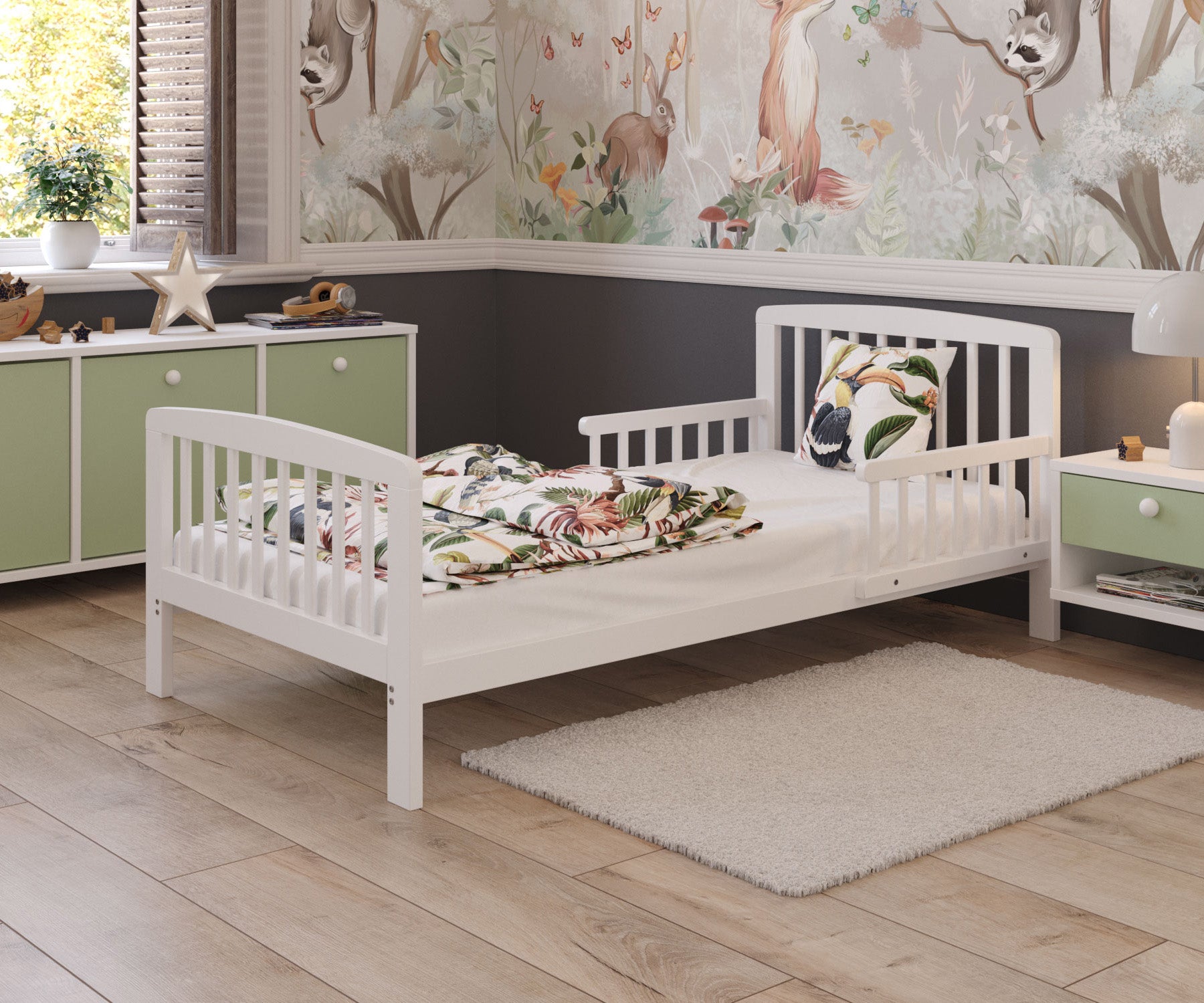 Lit junior bébé Love For Sleep Blanc EVE Lit junior 160x80cm