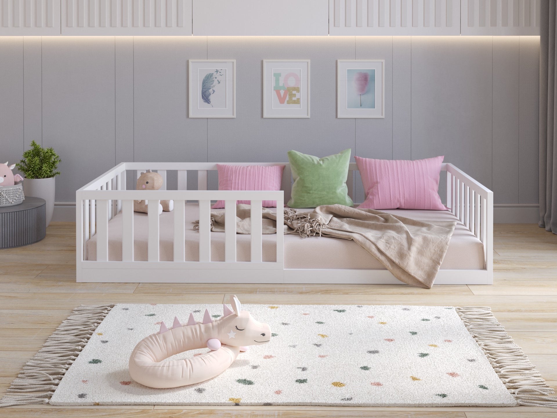 Lit Junior bébé Love For Sleep Lit Junior FLORENCE 160x80cm