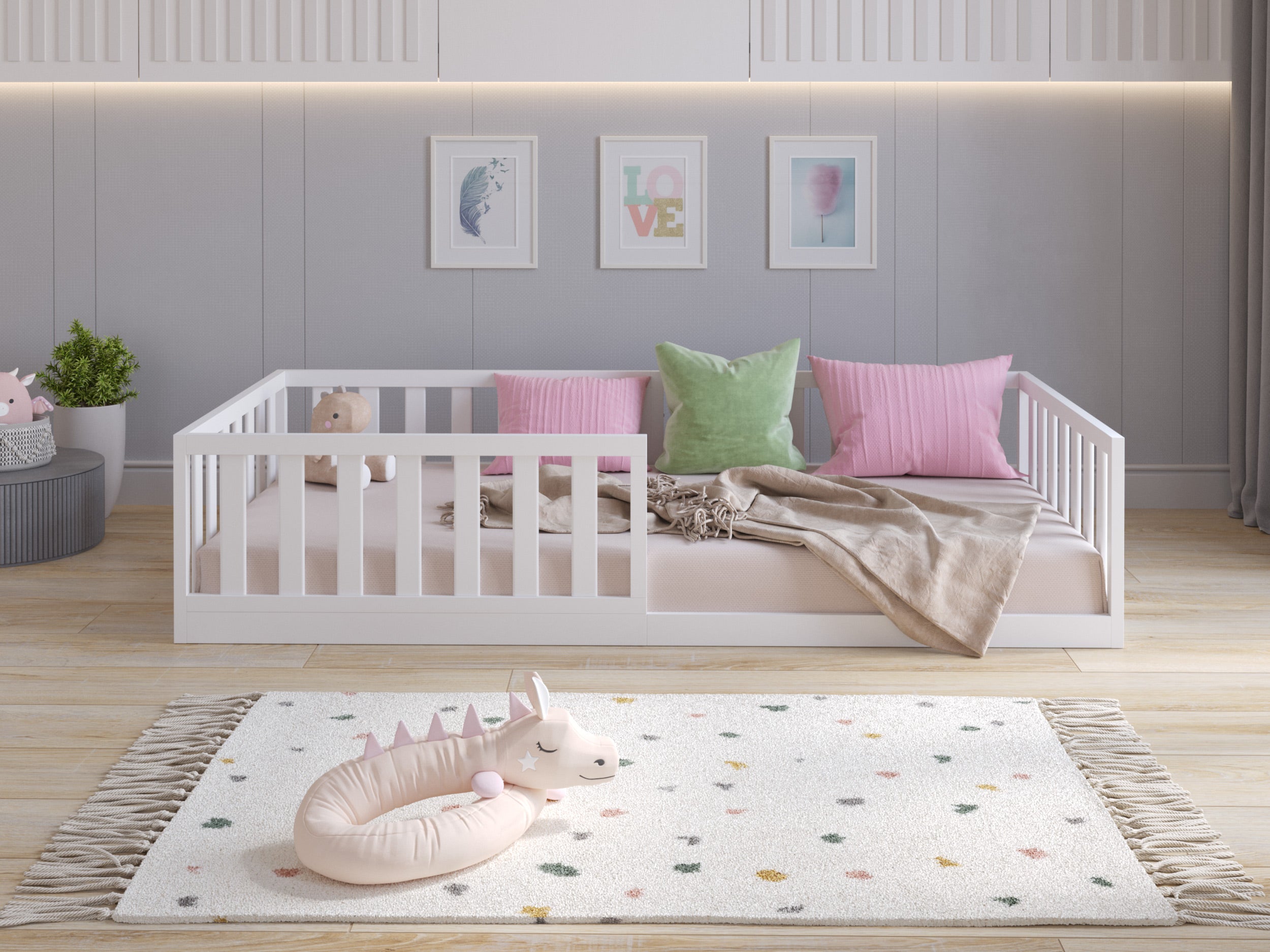 Lit Junior bébé Love For Sleep Lit Junior FLORENCE 160x80cm