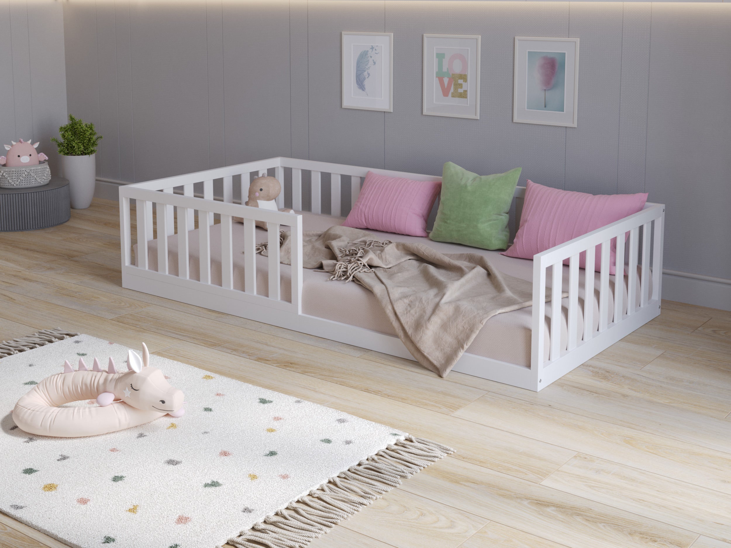 Lit Junior bébé Love For Sleep Lit Junior FLORENCE 160x80cm