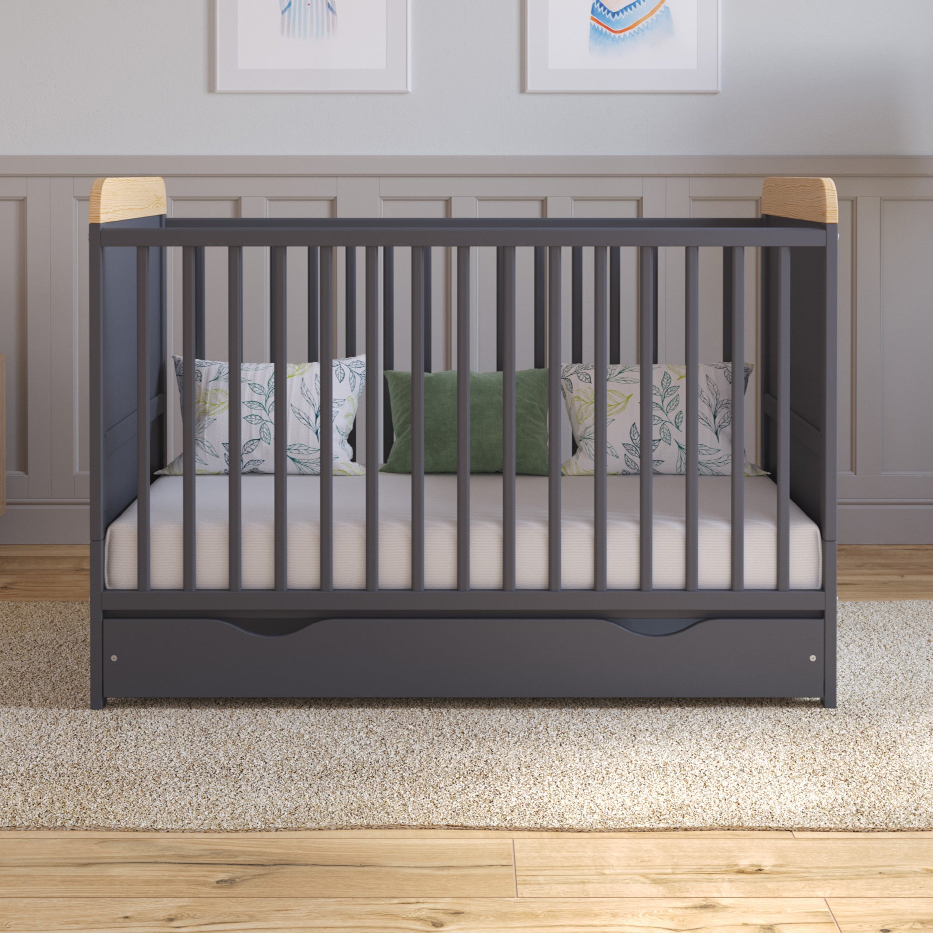 Lit bébé Love For Sleep Lit bébé LEVI 120x60cm avec tiroir