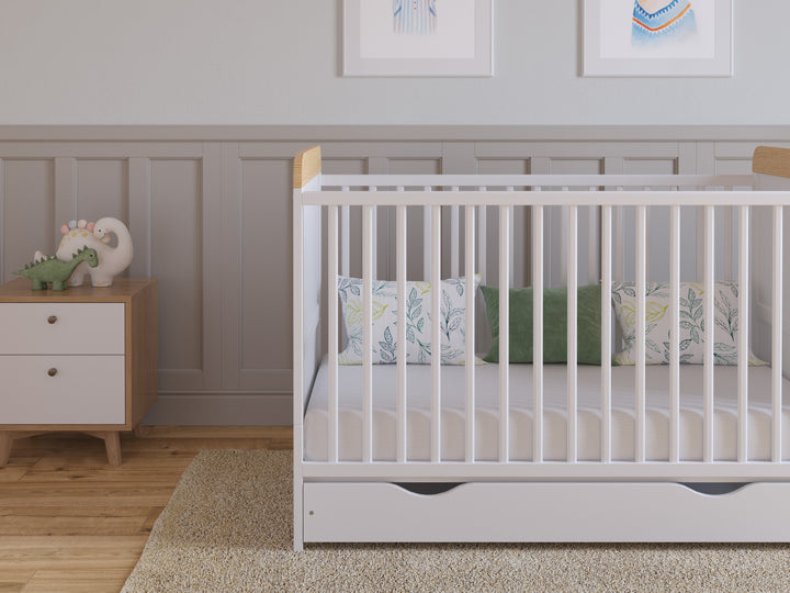 Love For Sleep baby Cot Bed LEVI Cot Bed 120x60cm with Drawer