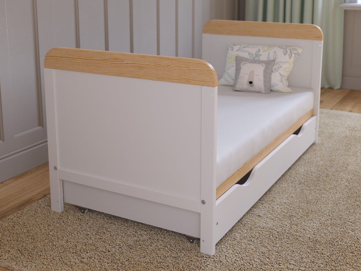 Love For Sleep baby Cot Bed LEVI Cot Bed 120x60cm with Drawer