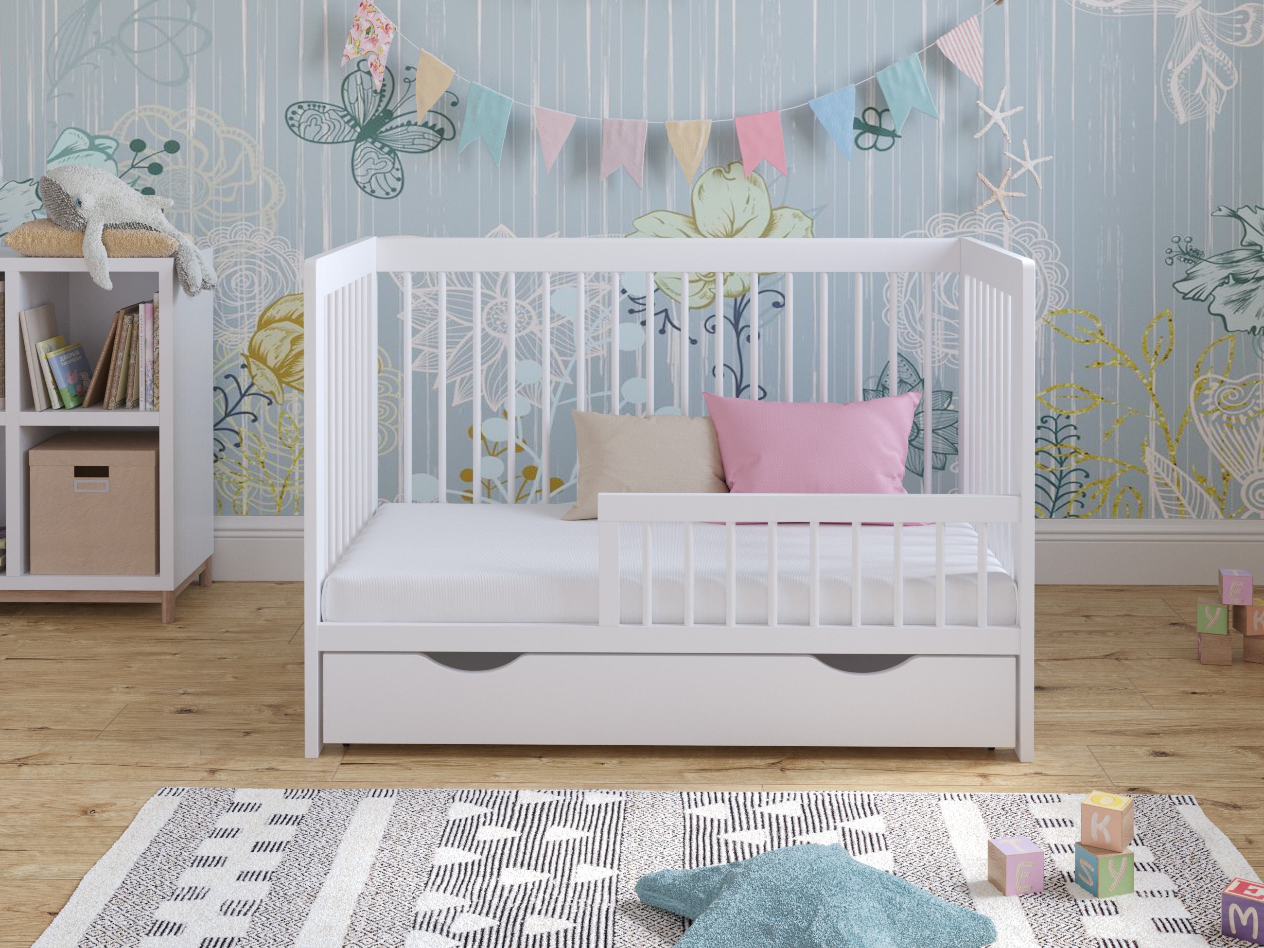 Lit bébé Love For Sleep LUCA Lit bébé 120x60cm avec tiroir