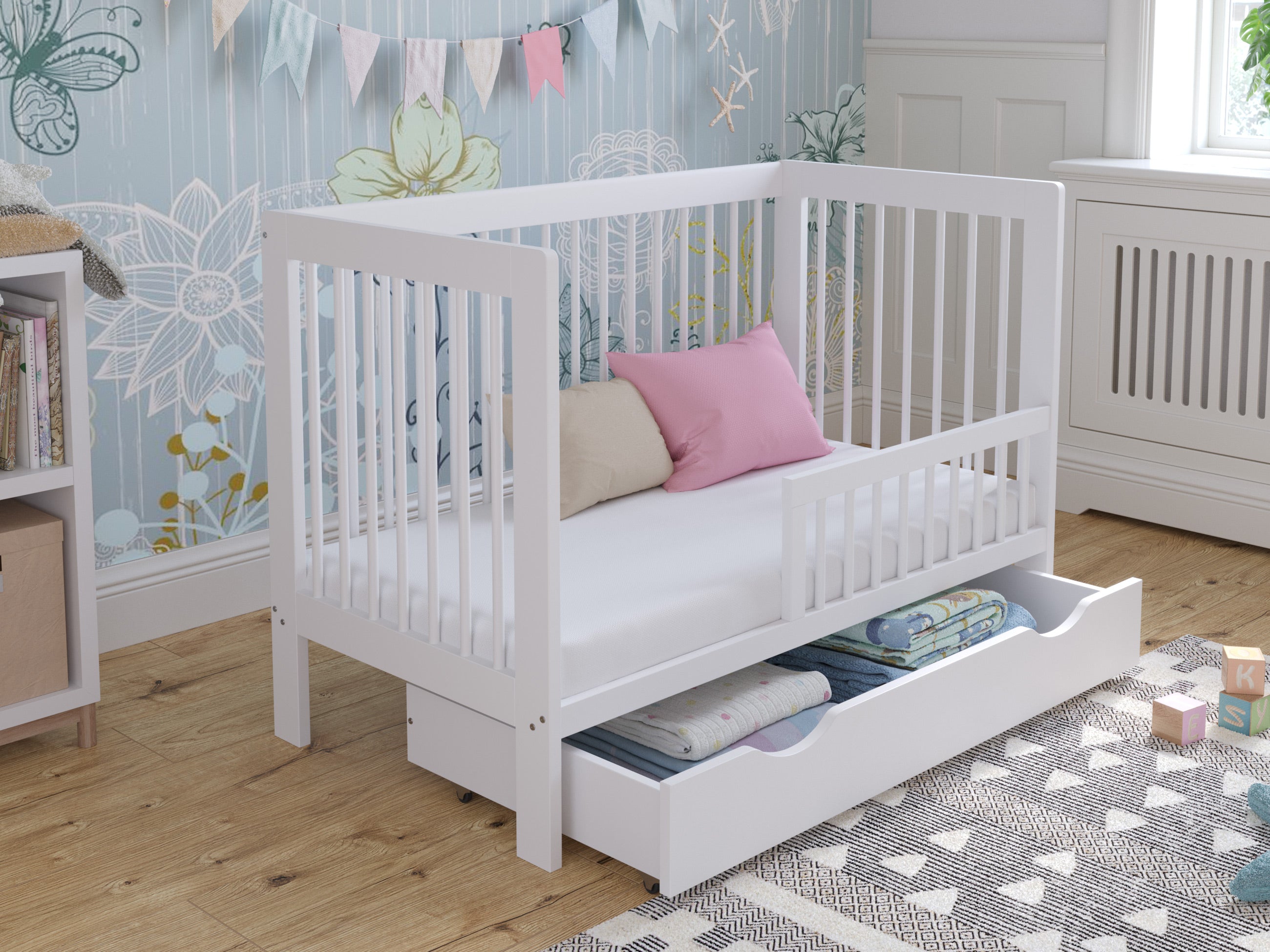 Lit bébé Love For Sleep LUCA Lit bébé 120x60cm avec tiroir