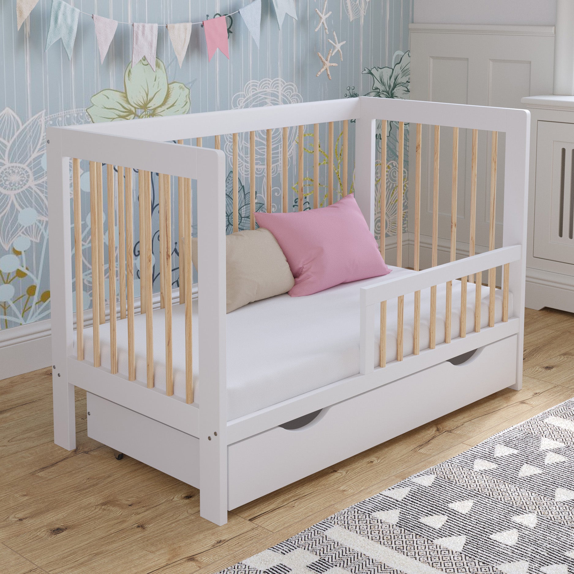 Lit bébé Love For Sleep LUCA Lit bébé 120x60cm avec tiroir