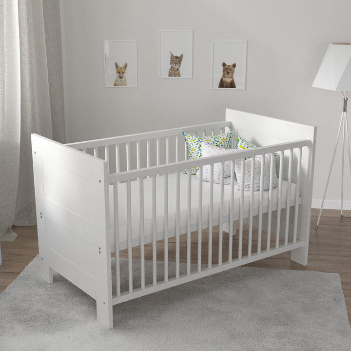 Lit bébé Love For Sleep Blanc LUCY Lit bébé 140x70cm