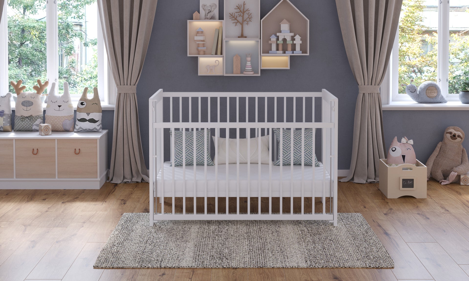 Nova Lit Bébé evolutive 120x60 cm