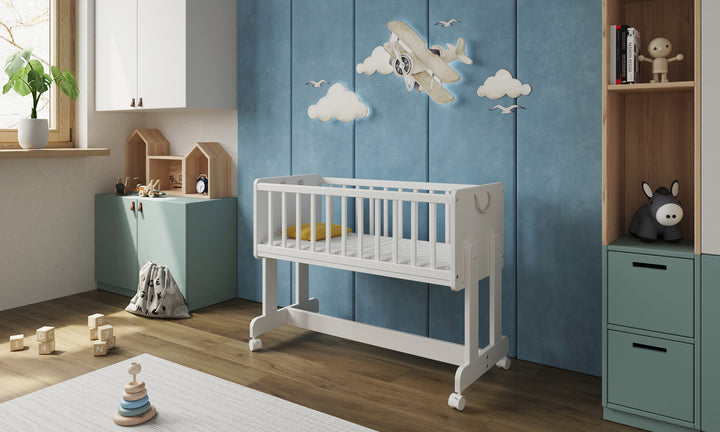 Love For Sleep baby Crib SmartCrib 6-in-1 Bedside Crib 90x40cm with Mattress