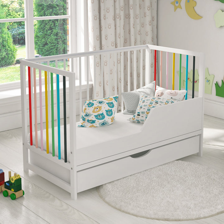 Lit bébé Love For Sleep Lit bébé SUMMER 120x60cm avec tiroir
