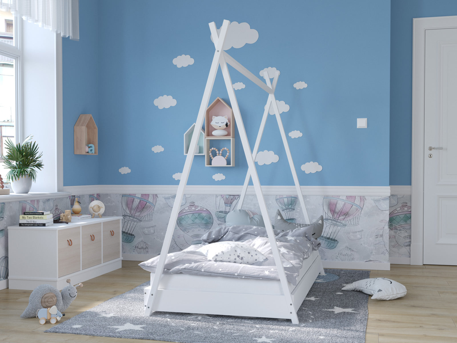 Lit junior bébé Love For Sleep Lit junior TIPI 160x80cm