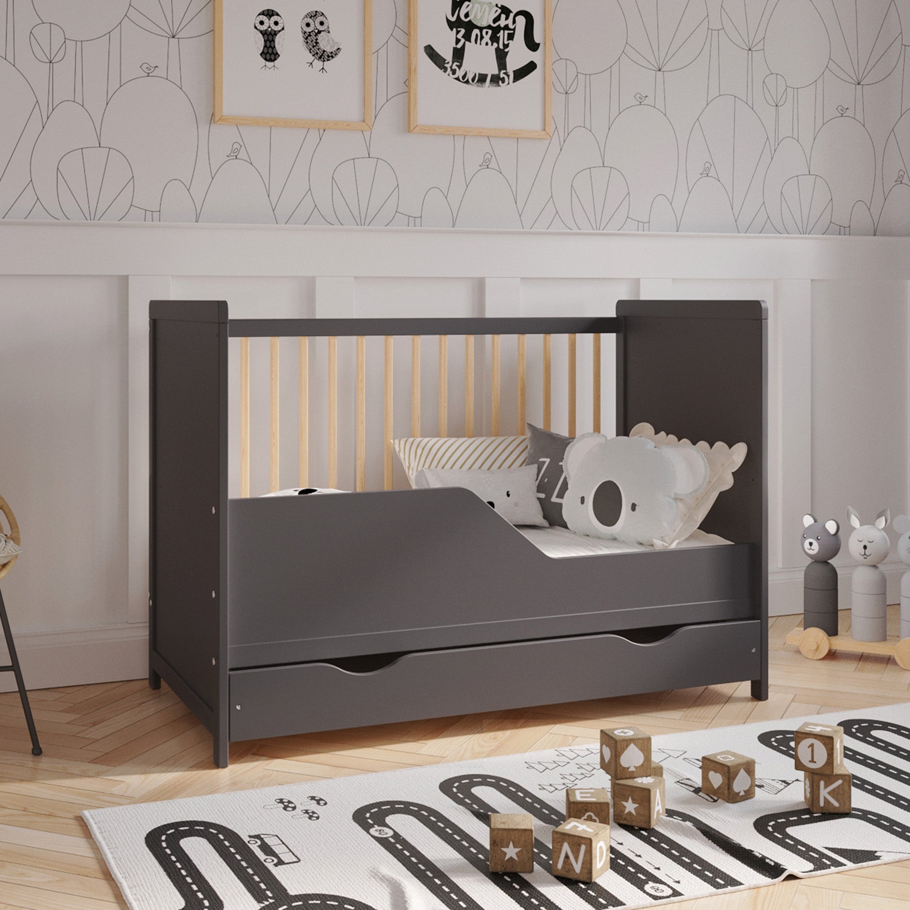 Lit bébé Love For Sleep TOKYO Lit bébé 120x60cm avec tiroir