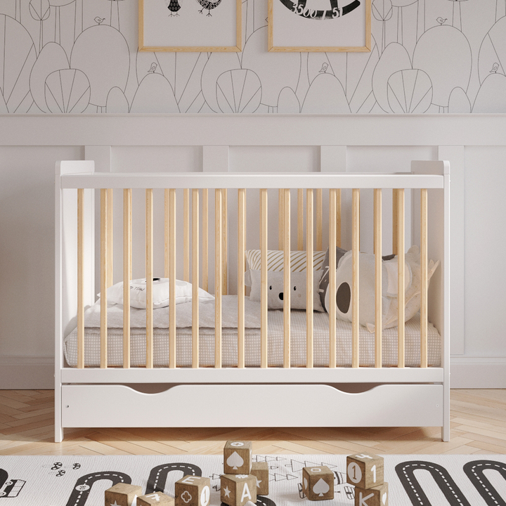 Love For Sleep baby Cot Bed TOKYO Cot Bed 120x60cm with Drawer